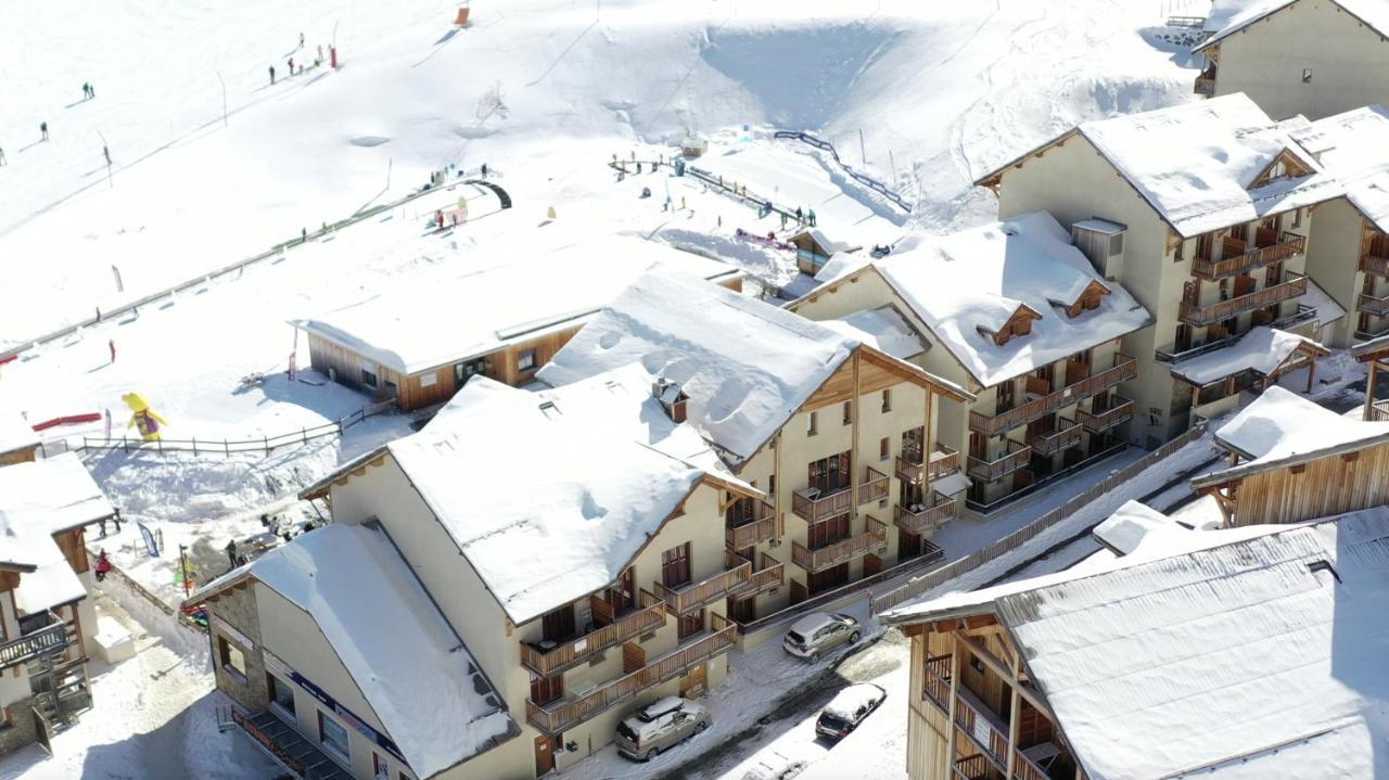 Les Terrasses Du Soleil D'Or By Infini Mountain Aparthotel Les Orres Exterior foto
